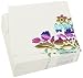 50-Pack Decorative Napkins - Disposable Paper Party Napkins Watercolor Floral Designs - Perfect Anniversaries, Birthday Special Occasions, 6 x 6 inches Folded