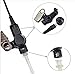 Trdio Covert Acoustic Tube Bodyguard Earpiece Headset with Mic for Yaesu Vertex Standard VX-230 VX-231 VX-298 VX-350 VX-351 VX-180 EVX-531 Two Way Radio Walkie Talkie