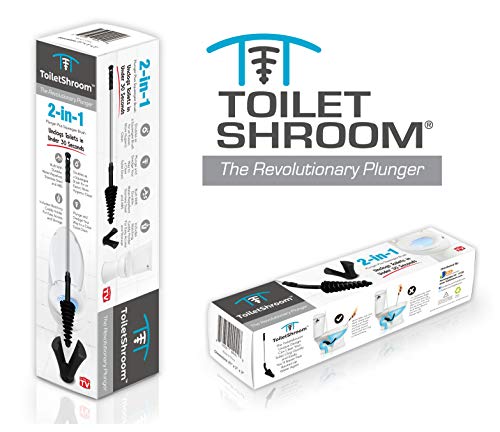 ToiletShroom Revolutionary Plunger, Squeegee, Clog Remover, Drain Cleaner, Bathroom Toilet Dredge To - //medicalbooks.filipinodoctors.org