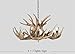 6+3 Head 9+3 Head 9+6 Head 9+9 Head Candle Antler Chandelier American Retro Resin Deer Horn Lamps Home Decoration Lighting E12 UL Listed (9+6Heads)