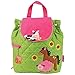 Stephen Joseph Kids' Unisex Toddler Back to School, Quilted Backpack, Girl Farm