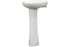 Transolid TL-1444-01 Madison Vitreous China Pedestal Sink Only in White