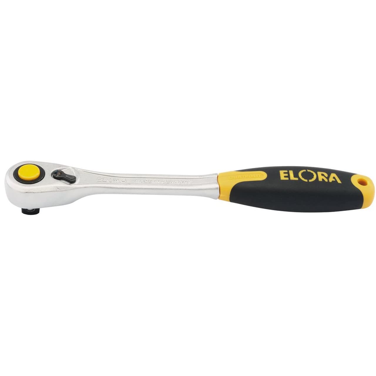Draper 25930 Elora 1/2" Quick Release Reversible Ratchet Drive with Soft Grip and Fine Tooth, 270mm Length