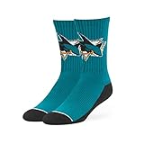 NHL San Jose Sharks OTS Anthem Sport Sock, Dark Teal, Large