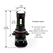 YITAMOTOR 2x White 9006 HB4 60W High Power LED Car Fog Lights Bulbs with Projection 1000LM, 6000k, 12v - 24v, Non-Polarity
