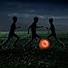 Outdoor Games Light Up Kickball with Pump and Bag - Light Up The Night with This Glow in The Dark Kickball Set for Kids (Button Activated)