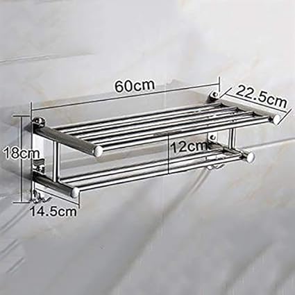 North cool Baño De Acero Inoxidable Toallero De Baño Estante ...