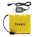 Hosim Rechargeable NiCad Battery and USB Charger RC Crawler 8816 RTR Off Road Truck Vehicle RC Buggy Climbing Car, 4.8V 800mAh High Capacity Battery
