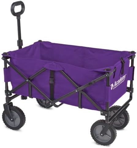 Outdoors Folding Sport Wagon with Removable Bed (Purple)