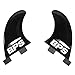 BPS 'Link' Surfboard Side Bite Fins - Fiberglass Reinforced Eco Surfboard Fins – with 60% Recycled Nylon Plastic for Longboard, Surfboard, Shortboard (FCS GL Style Fin Box)