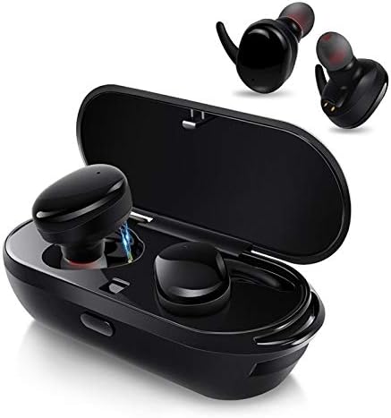MIJI Bluetooth Headphone,TWS4 Sport Wireless Bluetooth 5.0 Headphone,Mini Hands-Free Headsets,Touch Earbuds with 300mAh Charging Box For Sport