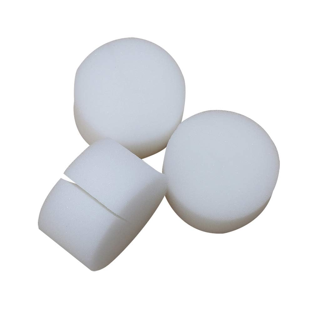 Fdit Soilless Hydroponic Sponges, 50 Pack, 50x30mm, White, Vegetable Cultivation System, Plant Growth Accessories