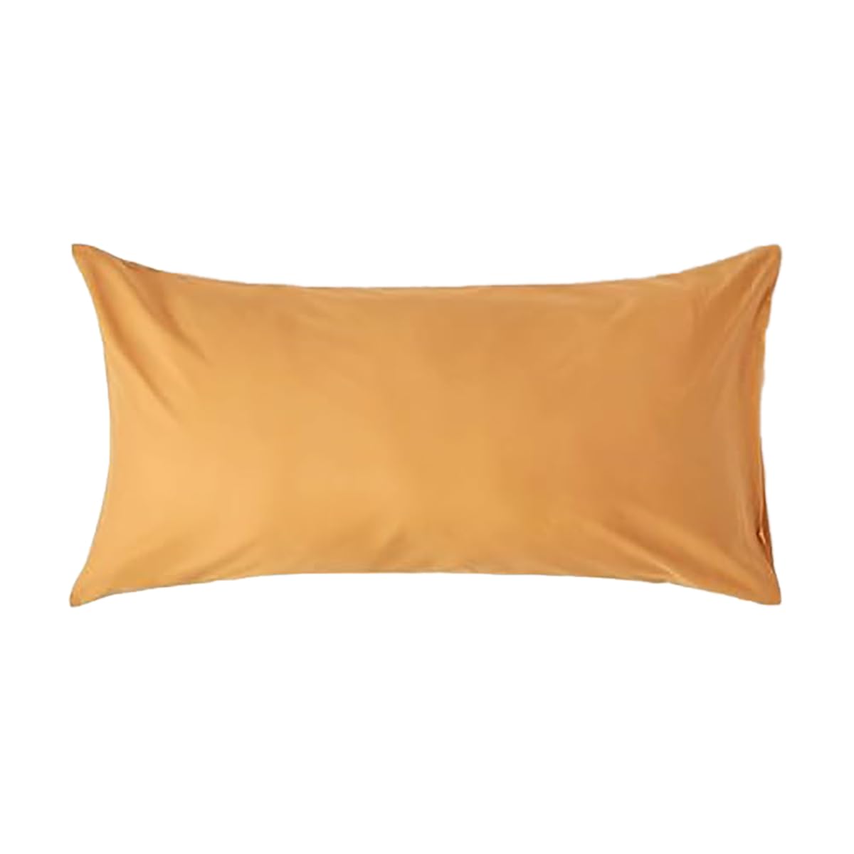 HOMESCAPES Mustard Yellow Pure Egyptian Cotton King Size Pillowcase 200 TC 400 Thread Count Percale Equivalent Housewife Pillow Case