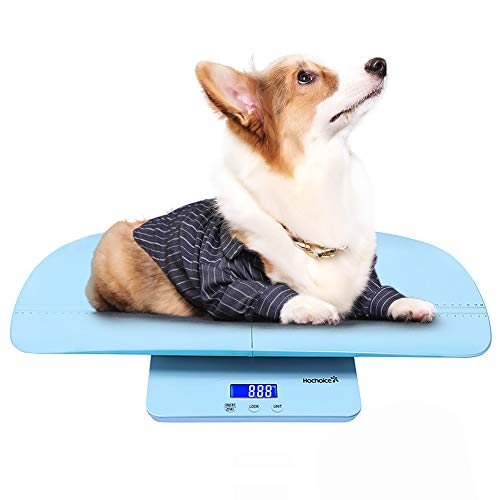 Hochoice Baby Scale Digital Pet Scale Multi-Function High Precision Electronic Scale, Infant Scale with Hold Function, 220 Pounds (lbs) Capacity, Accurate to 10g,Height Measurement Range 46-60cm-Blue - Thumbnail 5