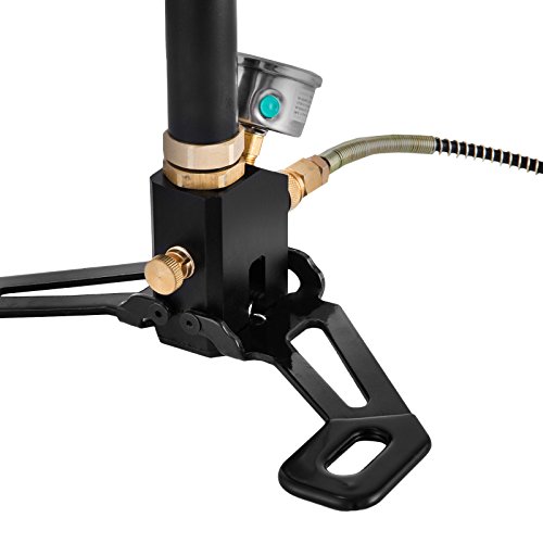 OrangeA Airgun PCP Pump High Pressure Hand Pump 3 Stage Air Rifle 4500 Psi Pistol Charging (black)