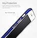iPhone 7 Case, Yihailu Smoothly Shield Skin Shockproof Ultra Thin Slim Full Body Protective Scratch Resistant iPhone7 Cover(Silky Blue)