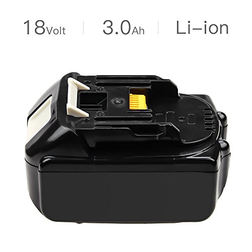 Dosctt BL1830B Replace for Makita 18V Lithium LXT Battery BL1860B BL1850B BL1840B 194204-5 LXT400 Cordless Tools with LED Power Display 2 Pack - Thumbnail 2