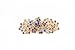 Yeshan Women Rhinestone Crystal beaded Flower Pattern Hair Barrettes Clips