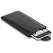 Universal Holster Sleeve, Getron Premium PU Leather Pouch Case for Smartphone up to 5.1 Inch Display, Supports iPhone 7, 6S, 6, 5S, 5, SE Samsung Galaxy S7, S6, A5, A3 LG HTC Moto and More (Black)