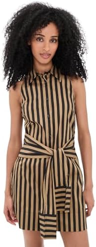 alc dion striped mini dress A.L.C. Women's Dion Dress - Purple - Size 12