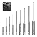 SEDY 9 Pieces Roll Pin Punch Set, Gunsmithing Kit Removing Repair Tool with Holder for Automotive, Watch Repair,Jewelry and Craft