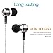 Sephia SP3060 Earbuds, Noise Isolating in Ear Earphones Headphones with Microphone and Volume Control Heavy Bass for Apple iPhone, iPad, iPod, Samsung Smartphones and Tabletsthumb 1