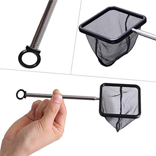 SomeTeam Kescher Angeln, Teleskop-Kescher, Unterfangskescher Angelkescher mit Faltbare Fischernetz mit Alu-Teleskopstiel… – Bild 4
