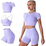 Set Abbigliamento Sportivo Donna July's Song - 5 Pezzi, Per Yoga E Fitness - Foto 7