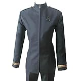 Tasso Star Trek Into Darkness Captain Uniform Clothes Costume Cosplay Custom Made (Male-XXL)