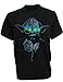 DJ Yoda @ turntables Club Men's T-Shirt headphones Star Wars Music Green Shades