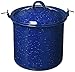 GSI Outdoors 1.75 qt Straight Pot w/Lid & Handle - Enamelware for Cooking Outdoors, Camping & Travel