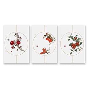 Wall26-3 Panel Canvas Wall Art- Chinese Landscape Painting-Wall Bedroom Living Room Home Decoration - 16"x24" x 3 Panels