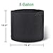 Y YOOMALL Plant Grow Bags 5-Pack 5 Gallon Fabric Aeration Pots, Thickened Breathable Fabric Pots with Handles for Vegetable/Flower/Plantsthumb 4