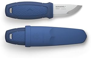 Morakniv Eldris Fixed-Blade Pocket-Sized Knife with Sandvik Stainless Steel Blade and Plastic Sheath 2.2-Inch.