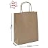 Black Paper Gift Bags – A4 Size, Party Loot Bags, Boutique Carrier (Choose Quantity)
