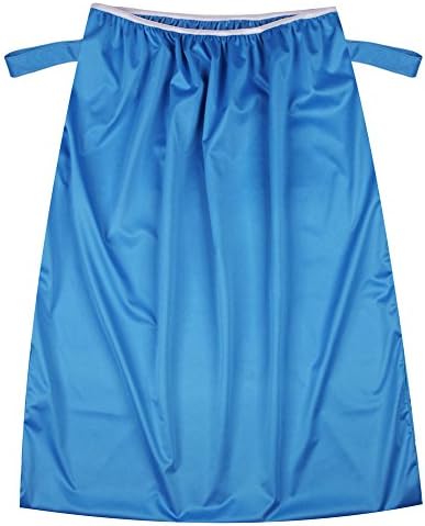 Mumsbest Pail Liner Large Reusable Washable for Dirty Cloth Diapers Wet Bag (Blue)