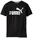 PUMA Big Boys' No.1 Logo Tee, PUMA Black, 14-16 (Large)
