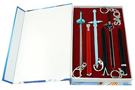 Sword Art Online Anime Sword & Sheath Schlüsselanhänger Set