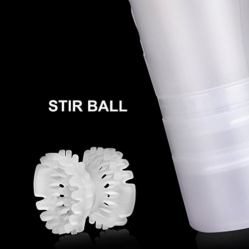 image for Joyshaker BPA Free Sports Gym Water Bottle with Storage Food Grade Saf