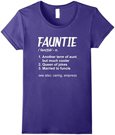 Fauntie Fun Cooler Aunt Family T Shirt