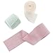 LaRibbons Chiffon Silk-Like Ribbon - 2''X 6 Yard Each Roll - 3 Rolls (Pink + Ivory + Sea Foam Green)， Ribbons for Wedding Decor, Bouquets, Gift Wrapping