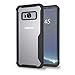 Tonicstar Samsung Galaxy S8 Case, Crystal Clear Cover Case Shock Proof, Scratch Proof with Transparent Hard Plastic Back Black