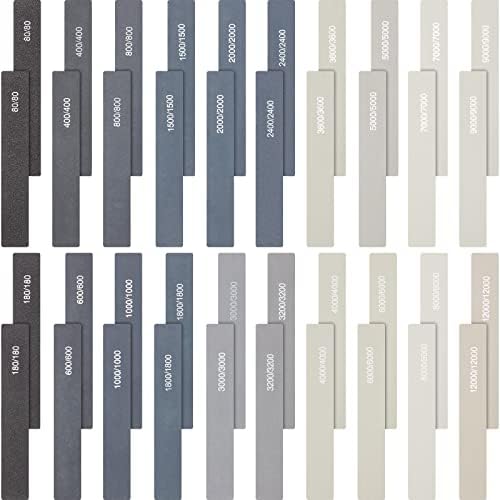 Honoson 40 Pieces Sanding Sticks Polishing Sanding Tools Mini Model