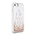kate spade new york Liquid Glitter Case for iPhone 8 - also compatible with iPhone 7 - Pop Fizz Clink Rose Gold / Clear