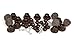 Slipstick CB258 Felt Glides, 1 INCH, Brown, 16 Piece