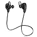 TOTU Bluetooth Headphones, V4.1 Stereo Noise Isolating Sports Sweatproof Headset with Mic for iPhone 7 Samsung Galaxy S7 and Android Phones [Upgraded Version], Black … (Black)