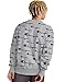 Champion LIFE Reverse Weave Crew - All Over Print Giant Script Active Blue MD
