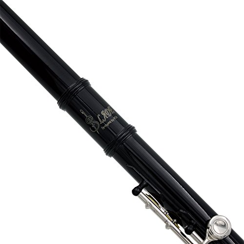 Anmas Home 16 Key Closed Hole C Flute With Case,Cleaning Rod,Cloth,Joint Grease and Screw Driver (Black)