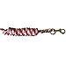 Intrepid International Poly Lead Rope with Solid Brass Snap, Red/Whitethumb 1