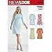 NEW LOOK Patterns Misses' Knit Dresses Size A (8-10-12-14-16-18-20) 6428